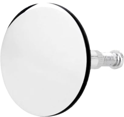 Tappo per vasca da bagno in ottone, 43 mm, tappo di scarico elettropato, diametro 4 cm, adatto per vari lavandini e vasche