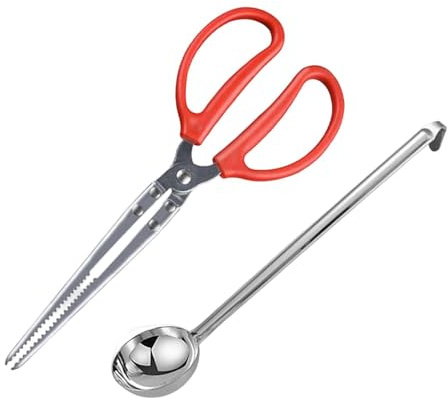 MotiveTech Pinzas para Chimenea, Juego de, Fuego de Mesa para Cocinar, Chimenea de Cocina