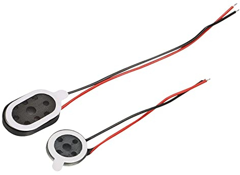 sourcing map Mini DIY Magnet Lautsprecher 1W 8 Ohm Ersatz 4Stk 9mm 4Stk 10mm für Mobiltelefon