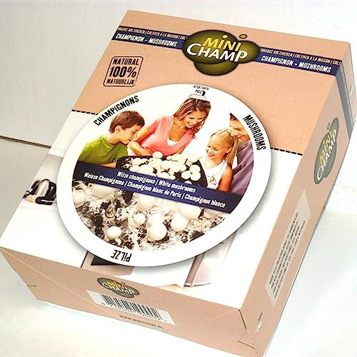 YouGarden White Mushroom Growing Kit 7.5 Litre. Grow Your Own Mushrooms Kit. Gardening Gifts for Women, Men and Kids. Mushroom Grow Kit Perfect As A Gift and for Beginners. Gift Ideas for Family.