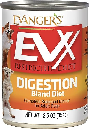 Evanger's EVX Canned Dog Food – 12 Count, 12.5 oz Each – Gently Prepared Recipe, Soft Texture – Everyday Wet Dog Food