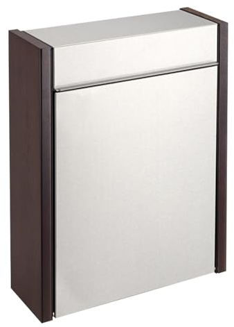 YCWJPPL Locking Wall Mounted Mailbox, Mailboxes for Outside Galvanized Steel Metal, Modern Large Mail Box Drop Box with Lock Hanging Secure Postbox 12 x 4 x 15 Inch