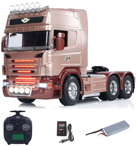 TOUCAN RC HOBBY 3Axles R620 6 x 4 1/14 RC Tractor Camión Control Remoto Camión Coche RTR Radio ESC