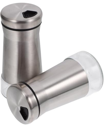 CIYODO 2 Pezzi Bottiglie per Condimenti con Design Shaker Portatile e Inossidabile per Barattoli per Ristoranti Facile da Usare e Riutilizzabile