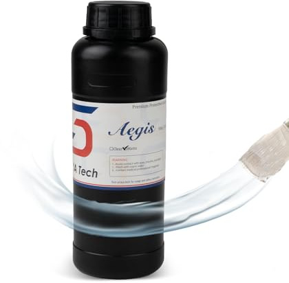 Siraya Tech Aegis Matte — Layer-Line Hiding Matte Sealer for 3D Prints, Water-Based, Non-Glare “Velvet” Touch, Brush or Spray, Low-Odor 3D Print Varnish & Coating, Fast Dry, 500g