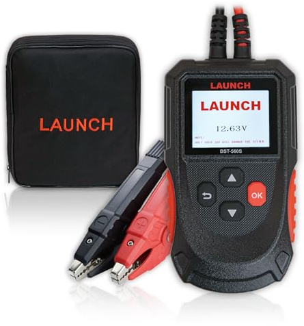 LAUNCH BST-560S Battery Tester, 12V Automotive Digital Battery Analyzer, for Car/Truck/Motorcycle/SUV/ATV/RV/Boat