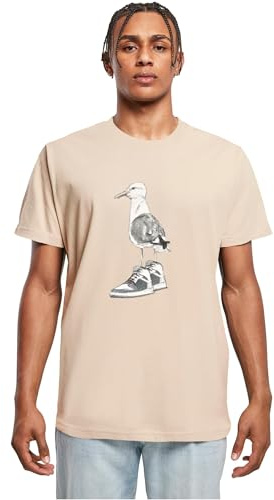 Mister Tee Herren Seagull Sneakers Tee Sand, XXL