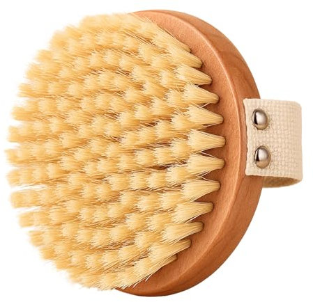 Brosse de Massage à Sec Anti-Cellulite & Anti-Vergetures | Brosse Drainage Lymphatique Exfoliante Corps | Élimine la Peau d’Orange, Réduit les Vergetures, Améliore la Circulation