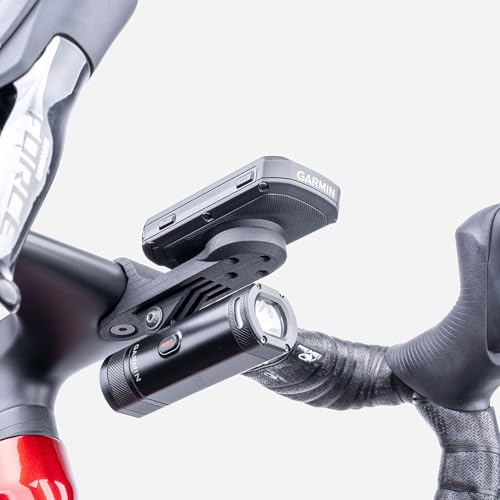 beSmart.bike – Accesorios para Bicicletas - Canyon Gear Groove – Soporte para ciclocomputador - Compatible con Garmin Edge 1xx/5xx/8xx, con Accesorios Adicionales Trasero Montaje, Mujer