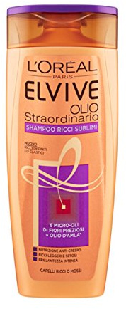 Elvive - Olio Straordinario Shampoo Ricci Sublimi Capelli Ricci o Mossi 250 ml