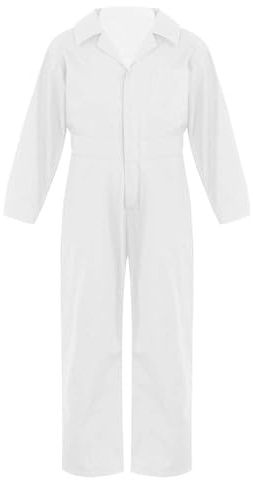 TTAO Barn arbetsoverall blåman skyddsoverall jumpsuit andas vår höst junior rallykombi fritidsoverall storlek 110–176