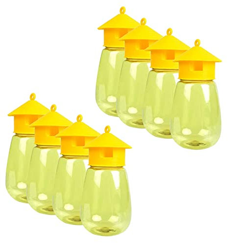 TYREE Paquete de 8 Trampas Reutilizables para Moscas, Trampas para Moscas de la Fruta Fly Catcher Outdoor