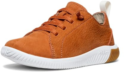 KEEN Unisex-Child KNX Lace Up Lightweight Barefoot Feel Sneakers, Daffodil/Star White, 10