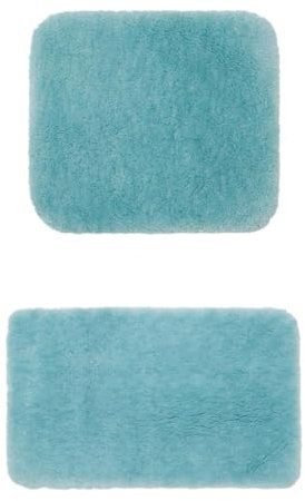 Gözze Badteppich Deluxe 2er Set, 50x45 cm + 60x100 cm, Farbe: Mint