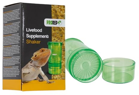 ProRep Livefood Supplement Shaker | Livefood | Live food for Reptiles | Reptile and Amphibians Supplements | Reptile Vitamin Powder Shaker | Insect Dusting Shaker