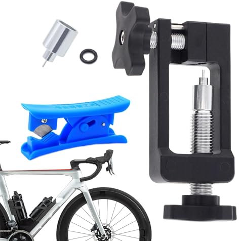 Herramienta de inserción de aguja de aceite para bicicletas, cortador de tubos para bicicletas,Disco de aceite para bicicleta - Herramienta de inserción de accesorios de manguera hidráulica,