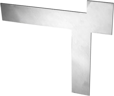 JIEBWCHA Espátula de ángulo recto para esquinas de 90°, nivel ergonómico multiusos para carpintería, inspección de paredes, barniz, montaje de muebles, mampostería y acabado de juntas de azulejos