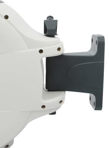 Carrete de manguera de 20 m, caja de manguera de pared enrollable, manguera de jardín extensible con soporte de pared, piezas del sistema y jeringa para el cuidado y limpieza del coche, riego de