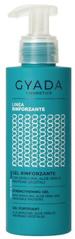 GYADA COSMETICS, Gel Rinforzante con Spirulina e Aloe, Protegge da Umidità e Crespo, per Capelli Luminosi ed Elastici, Previene Rottura e Disidratazione, non Unge, 150 ml