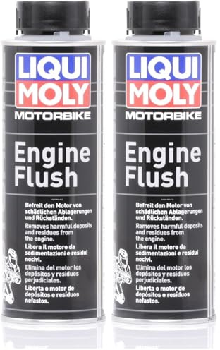 LIQUI MOLY Motorbike Engine Flush | 250 ml | Aditivo de aceite de motocicleta | 1657 (Paquete de 2)