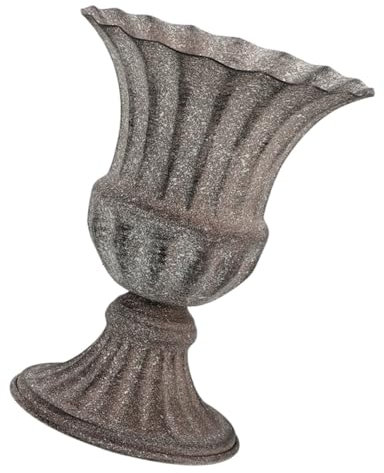 Zerodeko Jarrón De Cementerio Maceta De Cementerio Jarrón Conmemorativo De Metal para Flores O Artificiales Decorativo