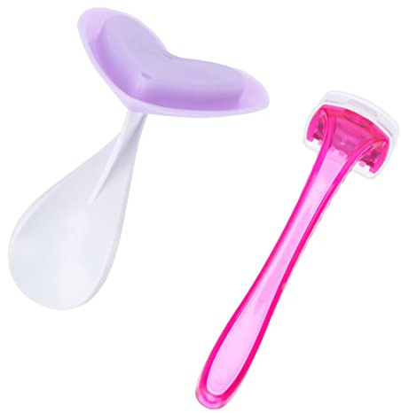 PAMINGONO Depiladora de Bikini Mango Ergonómico y Cuchilla de Silicona para Zonas Íntimas y Cuerpo Color Aleatorio