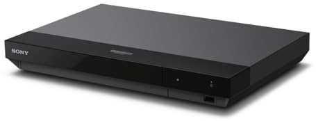 Sony UBP-X700 4K Ultra HD Blu-ray Disc Player – High Resolution Audio, HDR10, Dolby Vision, Advanced upscaling, Universal player, HDMI & Coaxial SPDIF, User-friendly UX