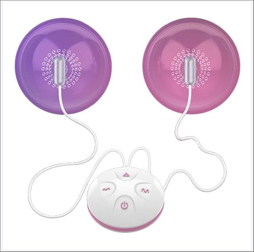 SETSCZY Suceur de Mamelon Vibrant pour l'orgasme, Stimulateur de Mamelon, Masseur de Seins, Aspiration électrique de Mamelon, Vibromasseur de Mamelon Sexuel avec 10 Vibrations, Femmes et Couples