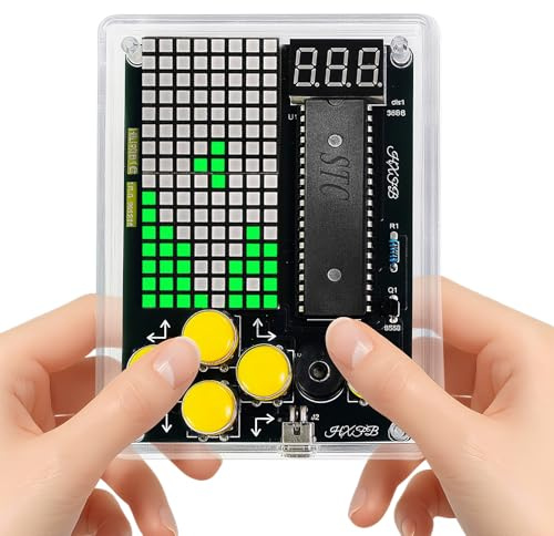 FAELNK Kit de Soldadura para Consola de Juegos 7 en 1, Kit de Práctica de Soldadura para Consola de Juegos Portátil para Estudiantes, aAprendizaje y Uso Diario