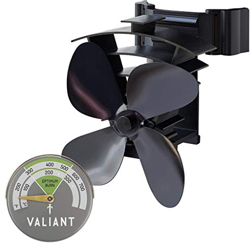 Valiant Magnetischer Ofenventilator und grünes Thermometer, Doppelpack