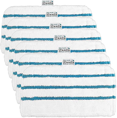 6 panni di ricambio in microfibra per Black+Decker scopa a vapore Steam Mop FSM1600 FSMH1621 FSM1630 FSM1616 FSMH13E5 FSM1321 FSM1605 Alternativa FSMP20