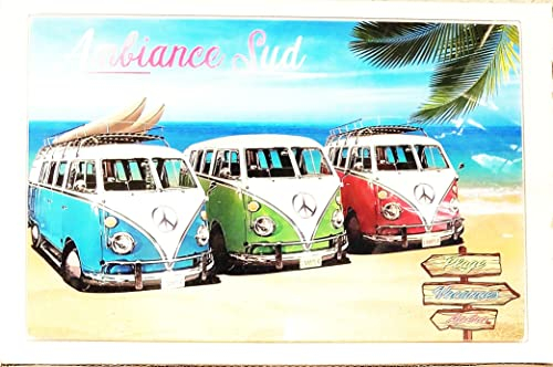 PLANCHE A DECOUPER EN VERRE A MOTIF COMBI