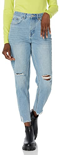 90's Retro Fit Jean with Destruction
