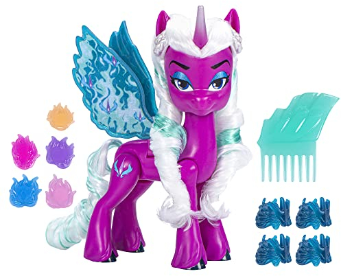 My Little Pony Puppen Opaline Arcana Wing Surprise, 5 Zoll Spielzeug Alicorn mit Zubehör, Spielzeug für 5 Jahre alte Mädchen und Jungen (F6447)