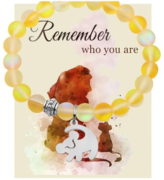KUIYAI Little Lion Gift Lion Bracelet, Inspirational Quote Graduation Gift For Girls