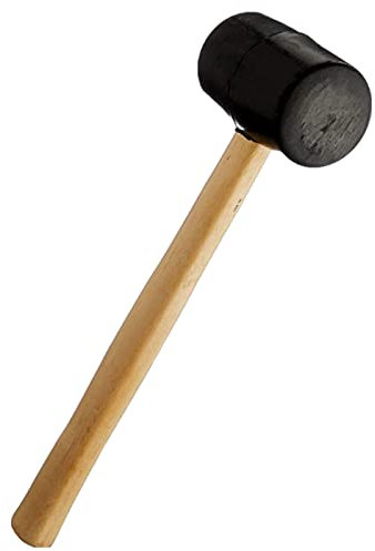 Zankie 2 Martello di Gomma per Piastrelle | Martello Multifunzionale per Installazione di Piastrelle in Ceramica - Maglio in Gomma Antiscivolo per Pavimenti in Ceramica per Pavimenti