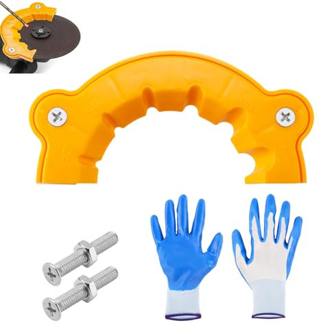 Drill Bit Sharpener, Portable Drill Bit Grinding Attachment Multipurpose Drill Grinder Grinding Tool with Gloves Multi-Specification Angle Grinder Drill Bit Sharpener for All Bits