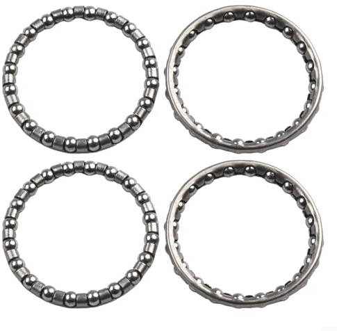 4Pcs 40Mm Bicycle Bike Headset Balls Caged Ball Bearing,For Smooth Steering,For Race Cycling,Bearing Set
