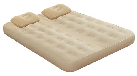 Camas inflables para adultos, colchón de aire, cama de invitados, bomba doble integrada, cojín inflable para dormir de suelo, plegable para sala de estar