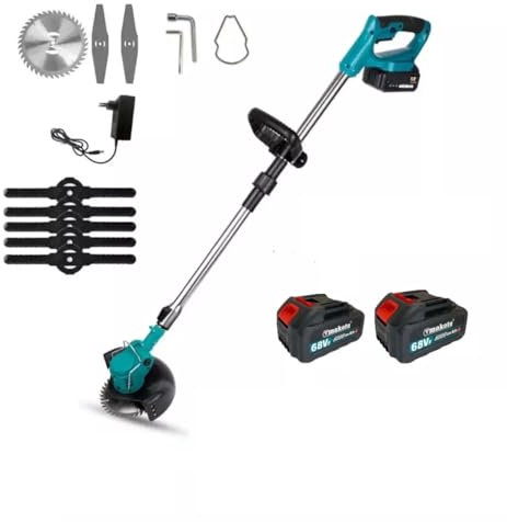 DECESPUGLIATORE ELETTRICO A BATTERIA LITIO 68Vf TAGLIAERBA TAGLIABORDI RASAERBA.