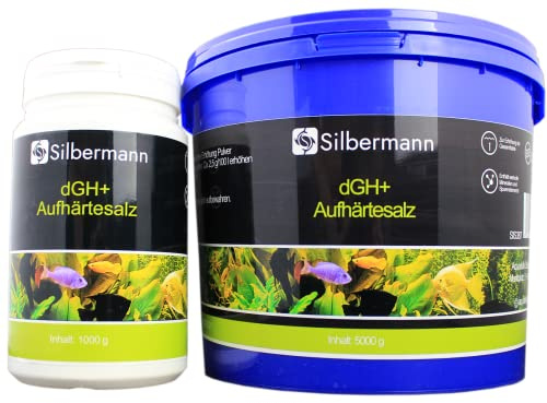 Silbermann GH Plus, vattenhärdare DGH, härdnings-salt, ökar den totala hårdheten i akvariet eller trädgårdsdamm (1000 ml)