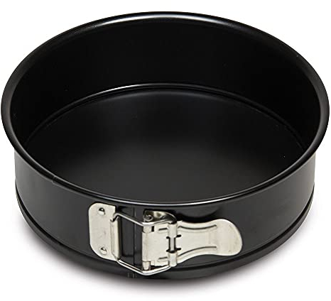 Guardini, Moule à charnière à 1 fond Ø 18 cm, Acier avec revêtement antiadhésif, Noir, Fabriqué en Italie, Ligne Gardenia