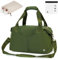 Ceneda Kleine Sporttasche Reisetasche mit Nassfach 40x20x25cm Trainingstasche für Damen Herren (Grün)
