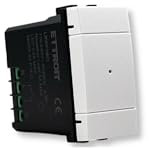 IXTRIMA Deviatore connesso Smart Wifi Tuya frutto modulo compatibile con supporti Bticino Living bianco