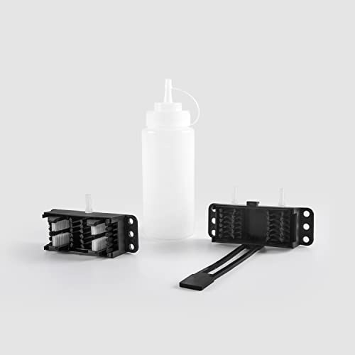 Kit per la pulizia della catena del motociclo Spazzola per attrezzi per la pulizia degli ingranaggi Catene Dispositivo di lubrificazione Parti di lubrificazione Universale per tutti i modelli (Nero)