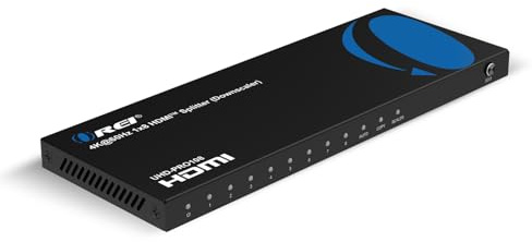 OREI 4K 1 in 8 Out HDMI Splitter - 8-bit, HDMI 2.0, HDCP 2.2, 18 Gbps