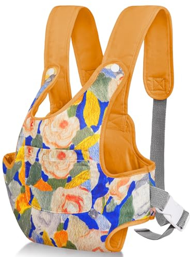 Aolso Portabebés para Muñecas,Accesorios para Muñecos Bebé de 14 a 18 Pulgadas,Portador de Muñecas de Transporte para Niños,Juguetes para Juegos de Rol para Niños 1+Año Transportar Juguetes de Peluche