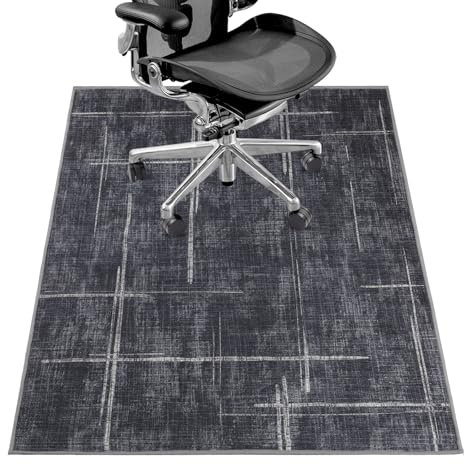 Office Chair Mat for Hardwood Floor&Tile Floor,36X 48 Heavy Duty Desk Chair Mat for Hard Floors,Under Desk Rug for Rolling Computer Chair,Anti Slip,Low Pile Carpet Floor