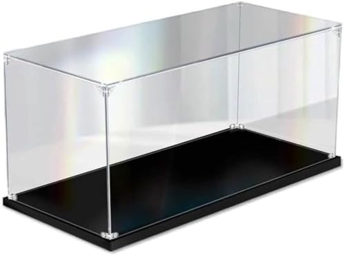 ELZEM Vitrina de Acrílico para 42128 Serie de Maquinaria para Remolques de Servicio Pesado Funda Antipolvo para Almacenamiento y Exhibición 65 X 25 X 30cm 3MM