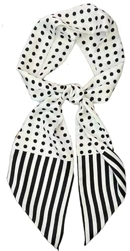 GIMIRO sidenscarf i satin 148 x 13,5 cm, slips, med dubbla lager och fåll för kavaj, kappa, klänning, 148cm x 13,5cm